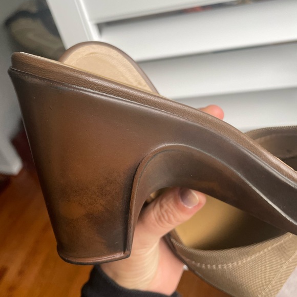 Stuart Weitzman heeled slides - Picture 8 of 16